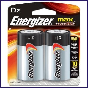 Pilas D2 Energizer x2